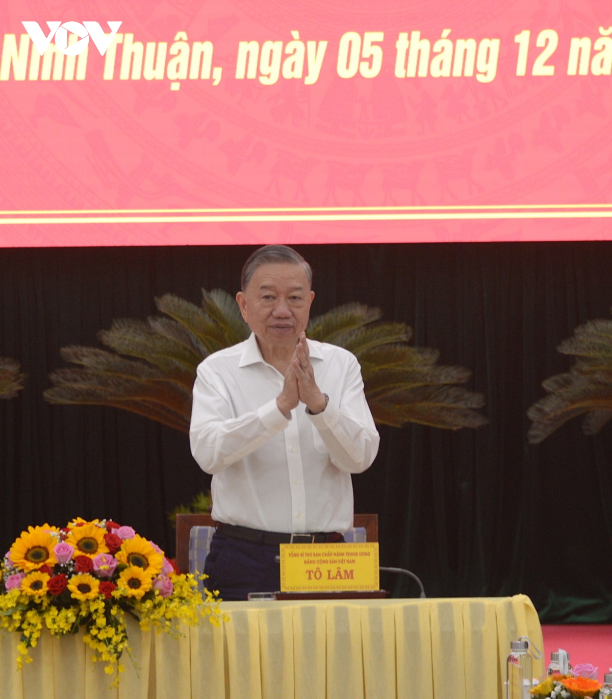 tong bi thu to lam chu tri buoi lam viec voi tinh ninh thuan hinh anh 6