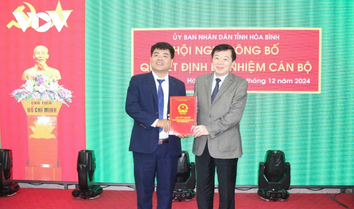 Bổ nhiệm Giám đốc Đài PT&TH tỉnh Hoà Bình