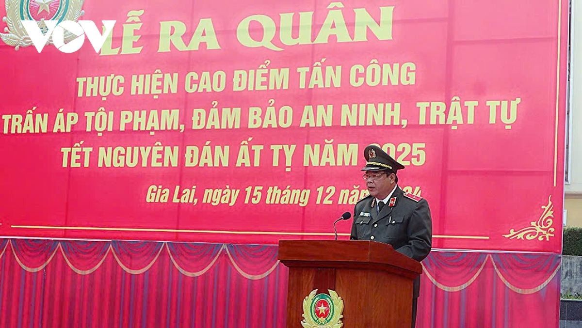công an gia lai, Đắk lắk ra quân trấn áp tội phạm dịp tết nguyên đán hình ảnh 1 cong an gia lai, Dak lak ra quan tran ap toi pham dip tet nguyen dan hinh anh 1