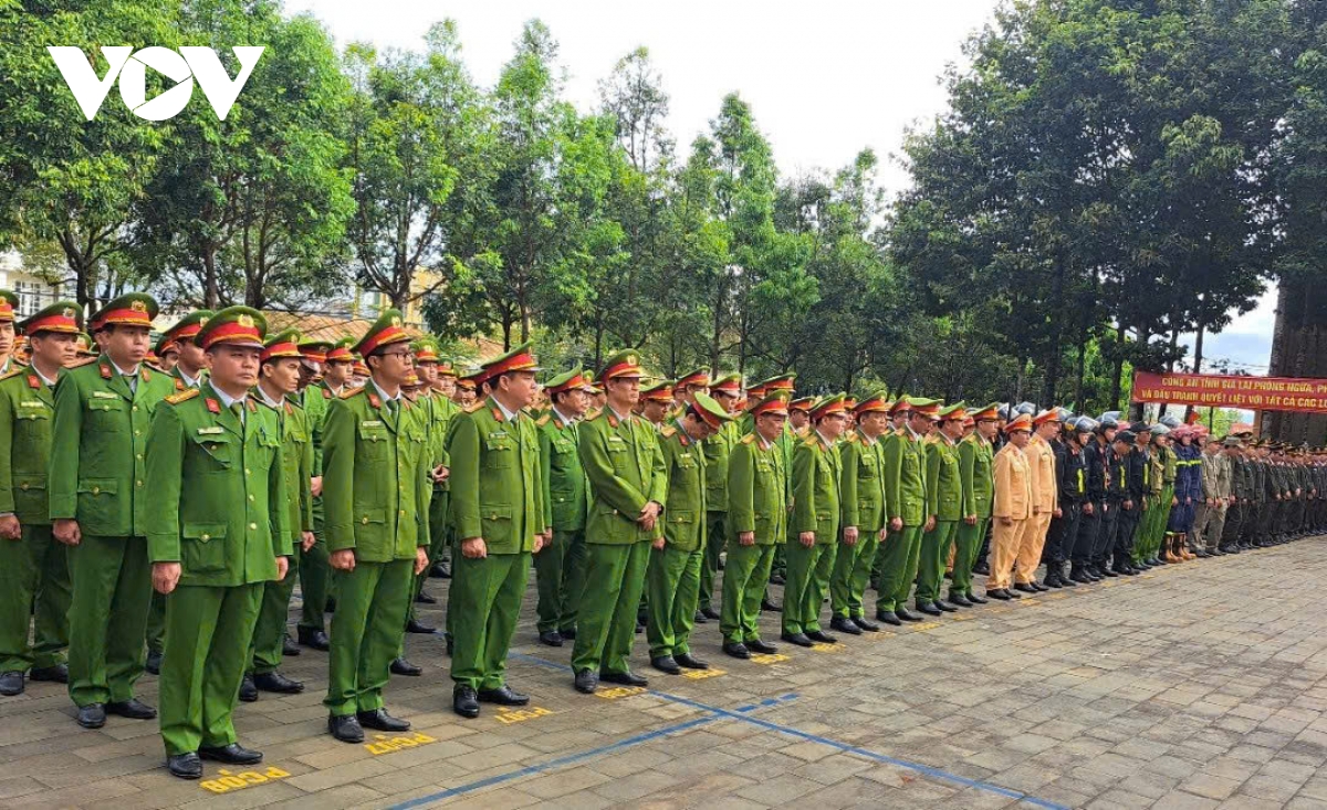 Công an Gia Lai, Đắk Lắk ra quân trấn áp tội phạm dịp Tết Nguyên đán
