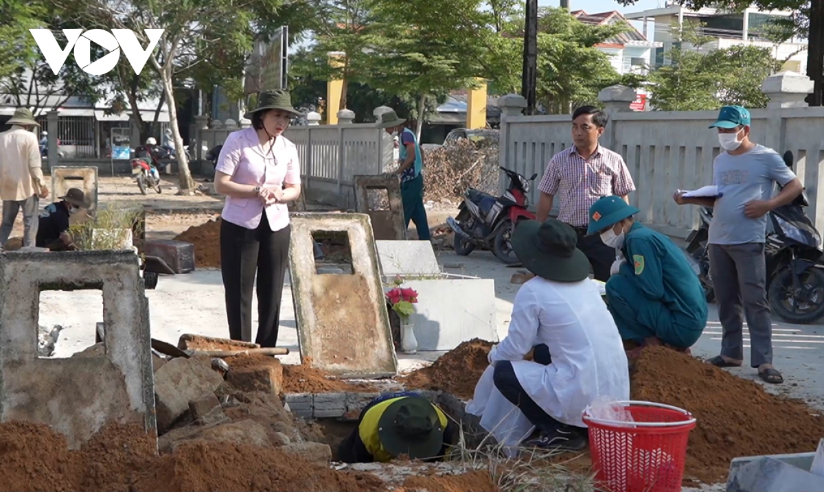 quảng ngãi lấy mẫu sinh phẩm xác định danh tính liệt sĩ hình ảnh 1 quang ngai lay mau sinh pham xac dinh danh tinh liet si hinh anh 1