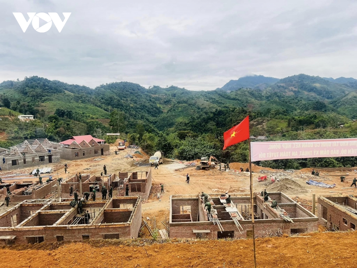 Đẩy nhanh tiến độ thi công bản tái định cư vùng thiên tai Tà Han (Bắc Kạn)