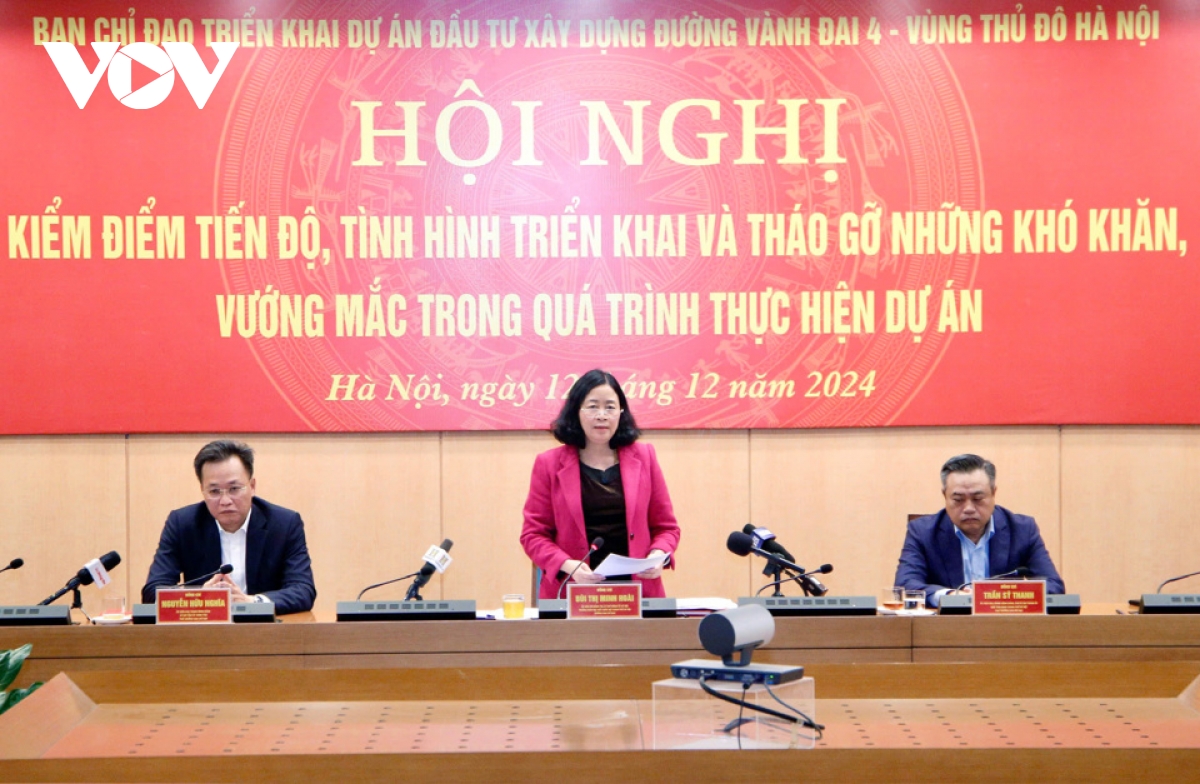 họp kiểm điểm tiến độ dự án đường vành đai 4 - vùng thủ đô hình ảnh 2 hop kiem diem tien do du an duong vanh dai 4 - vung thu do hinh anh 2