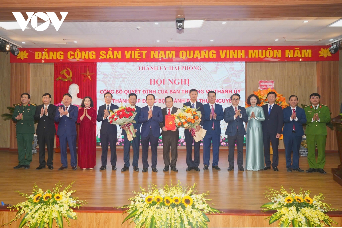 hải phòng thành lập Đảng bộ thành phố thủy nguyên và quận an dương hình ảnh 2 hai phong thanh lap Dang bo thanh pho thuy nguyen va quan an duong hinh anh 2