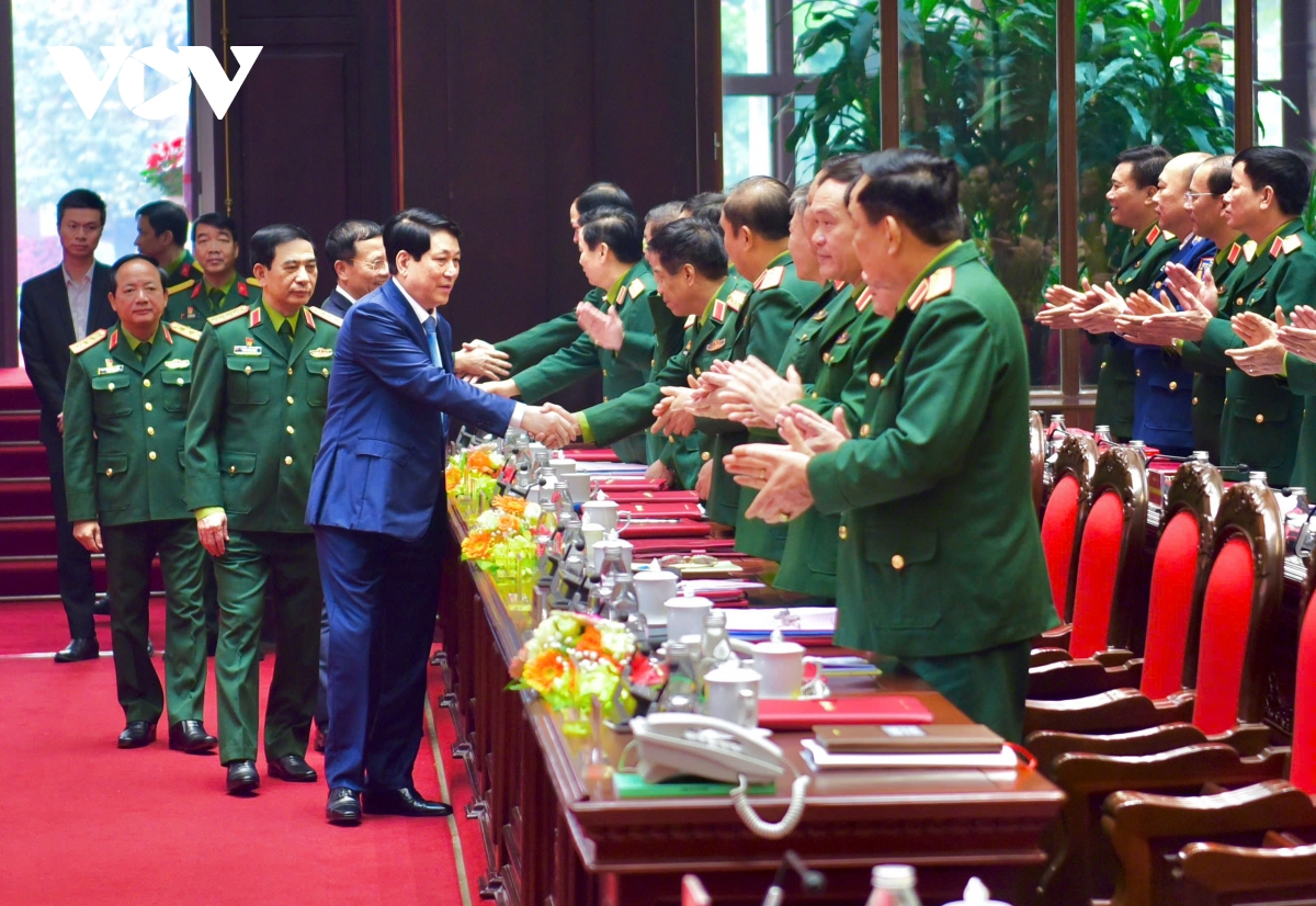 chủ tịch nước lương cường dự hội nghị quân chính toàn quân năm 2024 hình ảnh 3 chu tich nuoc luong cuong du hoi nghi quan chinh toan quan nam 2024 hinh anh 3
