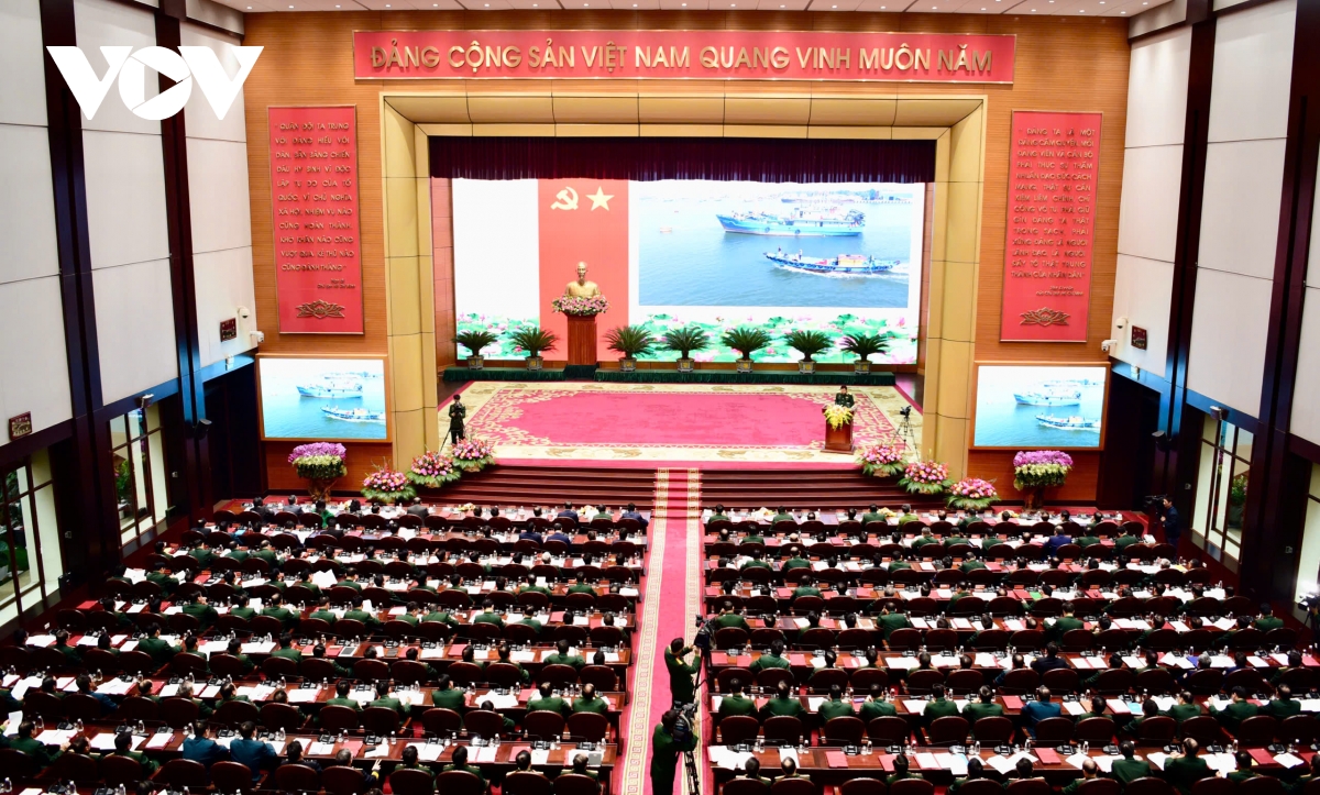 chủ tịch nước lương cường dự hội nghị quân chính toàn quân năm 2024 hình ảnh 9 chu tich nuoc luong cuong du hoi nghi quan chinh toan quan nam 2024 hinh anh 9