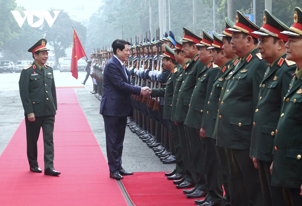 chủ tịch nước lương cường dự hội nghị quân chính toàn quân năm 2024 hình ảnh 2 chu tich nuoc luong cuong du hoi nghi quan chinh toan quan nam 2024 hinh anh 2