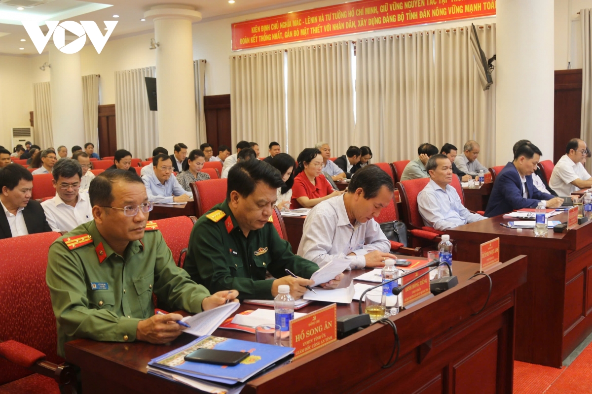 Đắk Nông giảm 5 sở, kết thúc hoạt động 13 tổ chức đảng, cơ quan, đơn vị