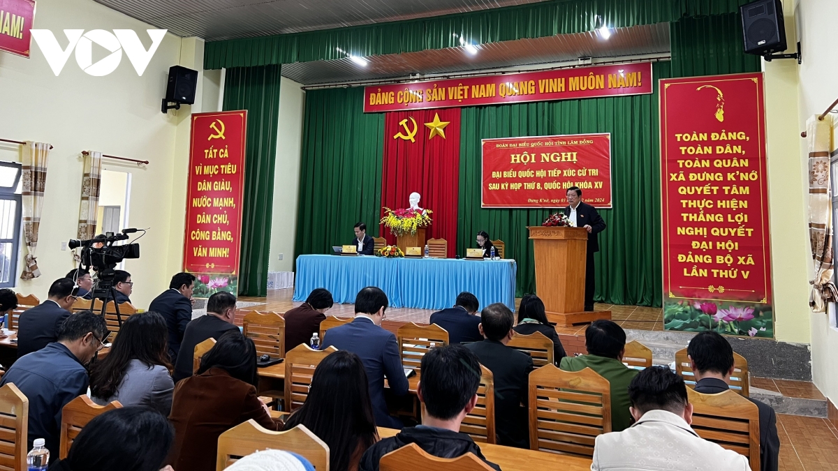 trưởng ban nội chính trung ương phan Đình trạc tiếp xúc cử tri tại lâm Đồng hình ảnh 2 truong ban noi chinh trung uong phan Dinh trac tiep xuc cu tri tai lam Dong hinh anh 2