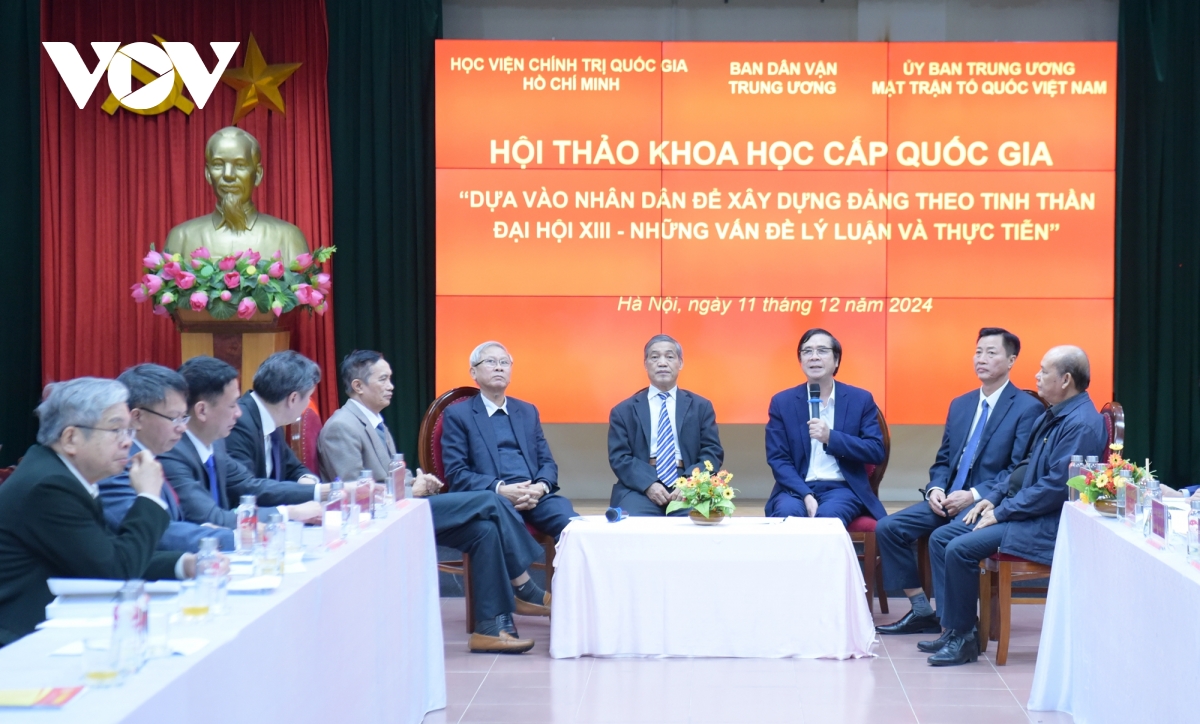 phat huy vai tro cua nhan dan trong cong tac xay dung Dang hinh anh 1