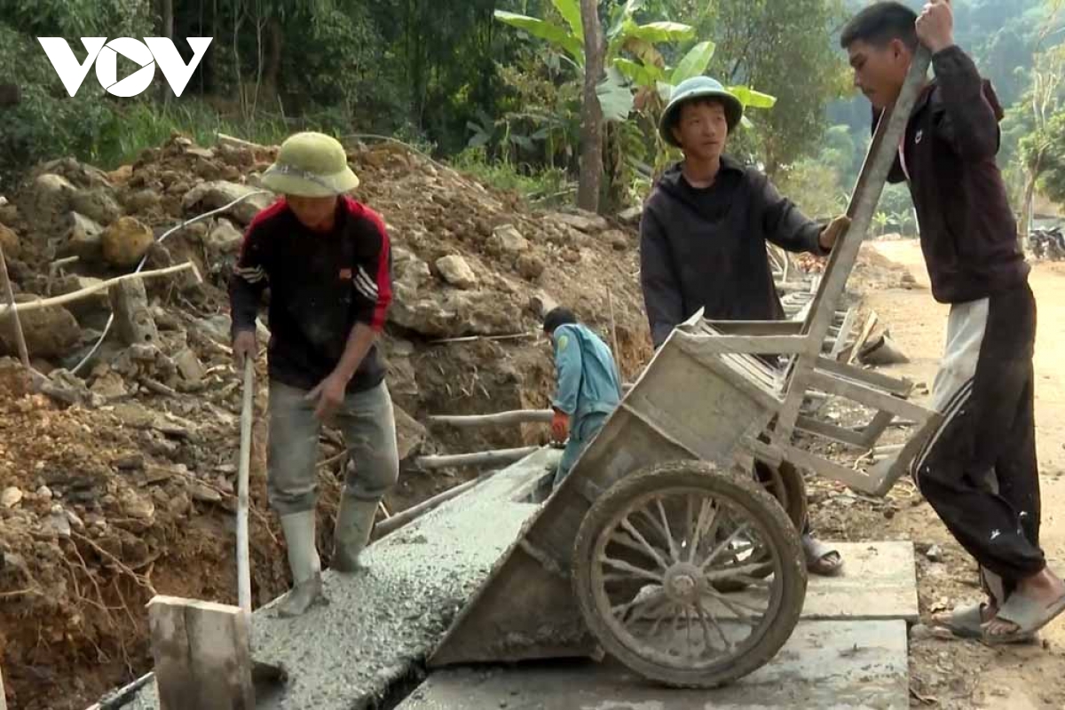 tap trung go kho, thuc day tien do du an duong tinh 133 tai lai chau hinh anh 1