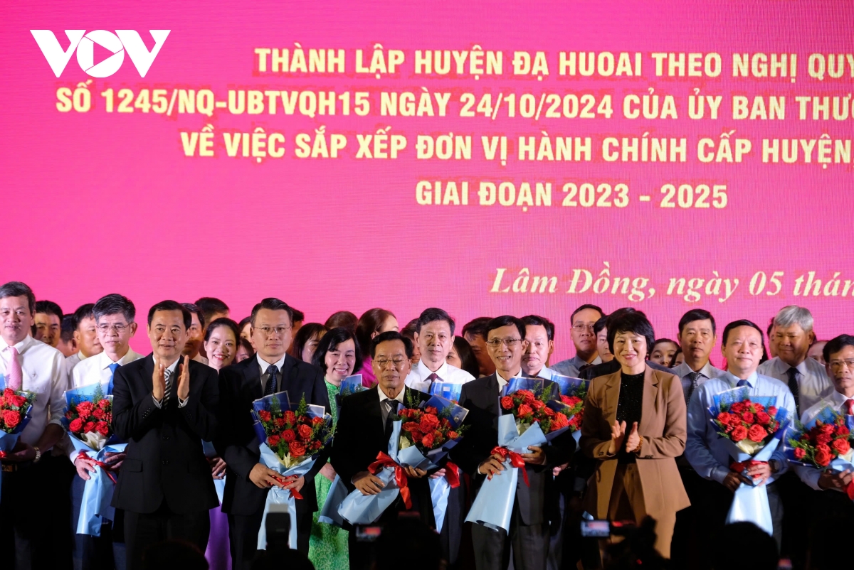 Lâm Đồng công bố thành lập huyện mới Đạ Huoai