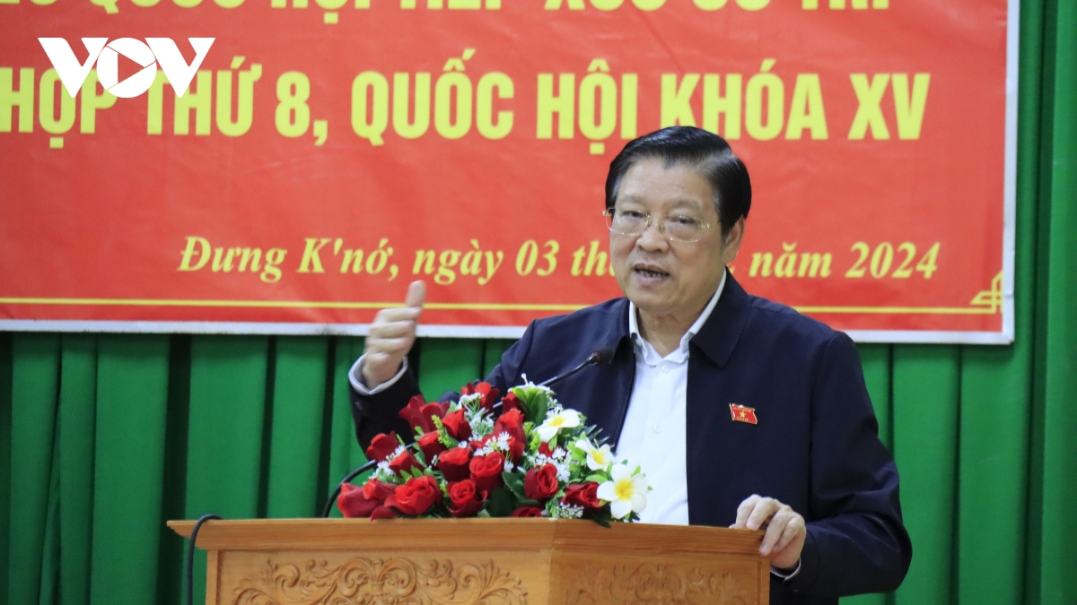 trưởng ban nội chính trung ương phan Đình trạc tiếp xúc cử tri tại lâm Đồng hình ảnh 1 truong ban noi chinh trung uong phan Dinh trac tiep xuc cu tri tai lam Dong hinh anh 1