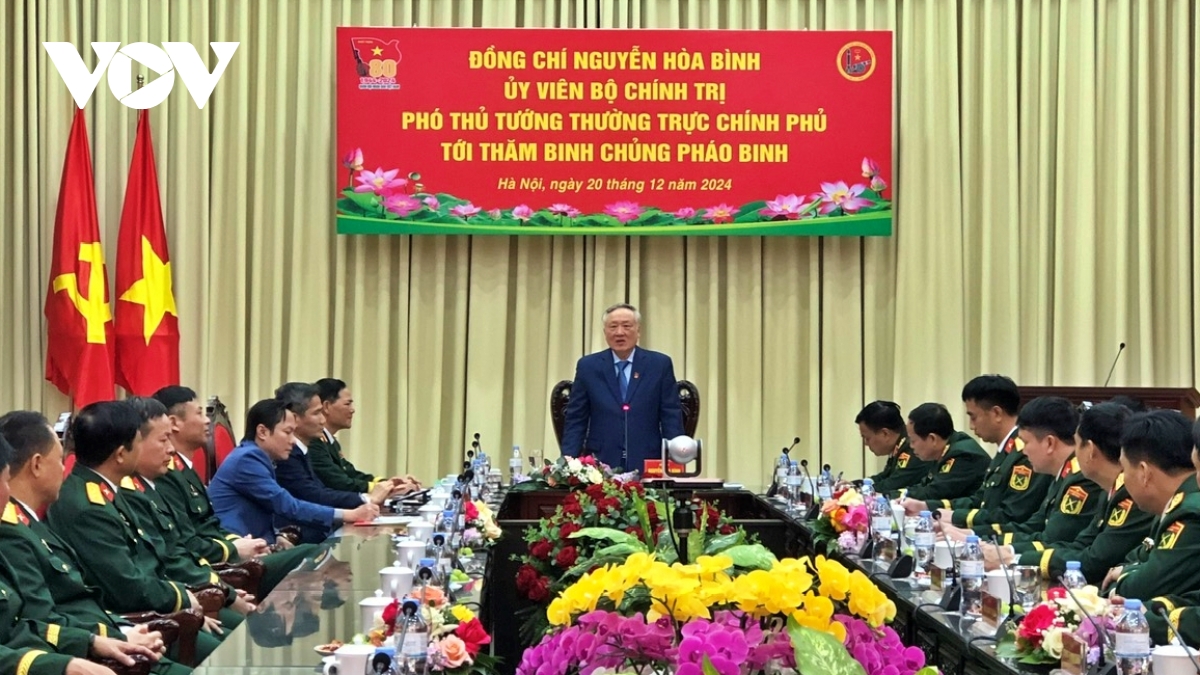 phó thủ tướng thường trực nguyễn hòa bình chúc mừng binh chủng pháo binh hình ảnh 2 pho thu tuong thuong truc nguyen hoa binh chuc mung binh chung phao binh hinh anh 2