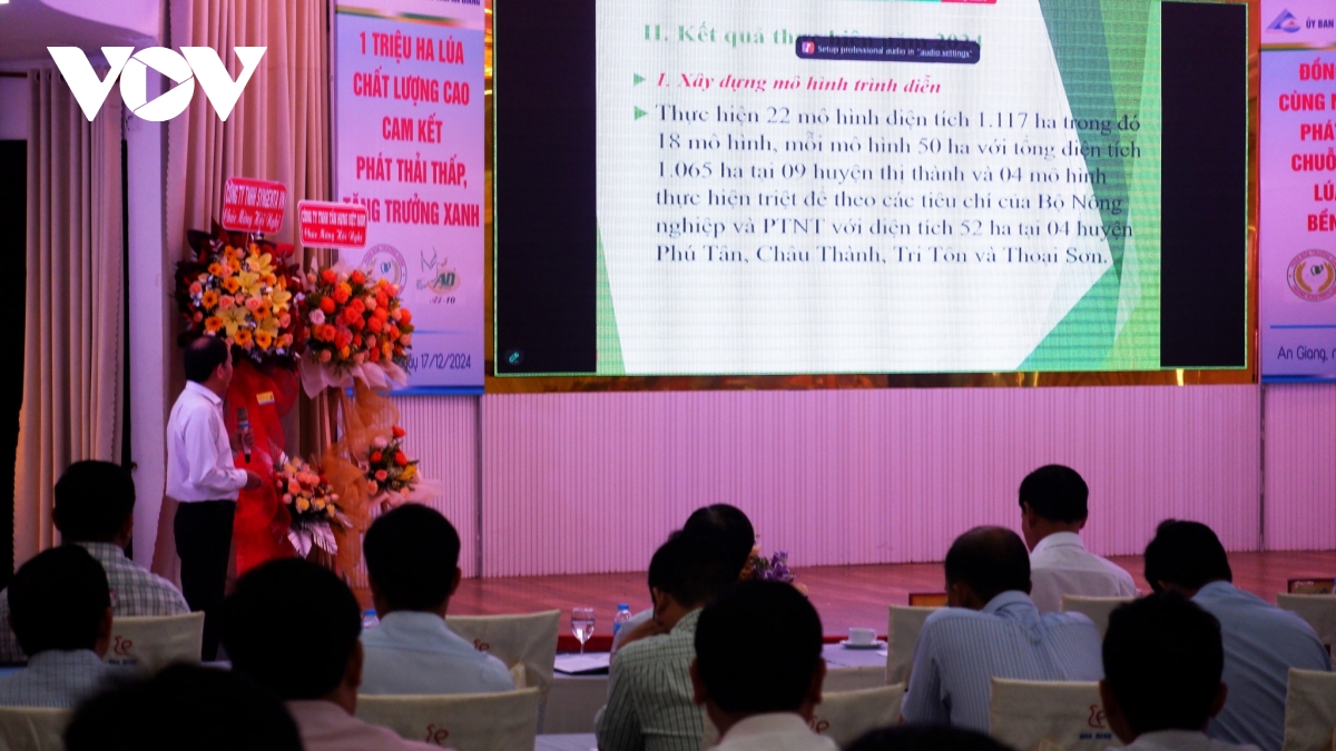 An Giang triển khai “đề án 1 triệu ha” đến người nông dân