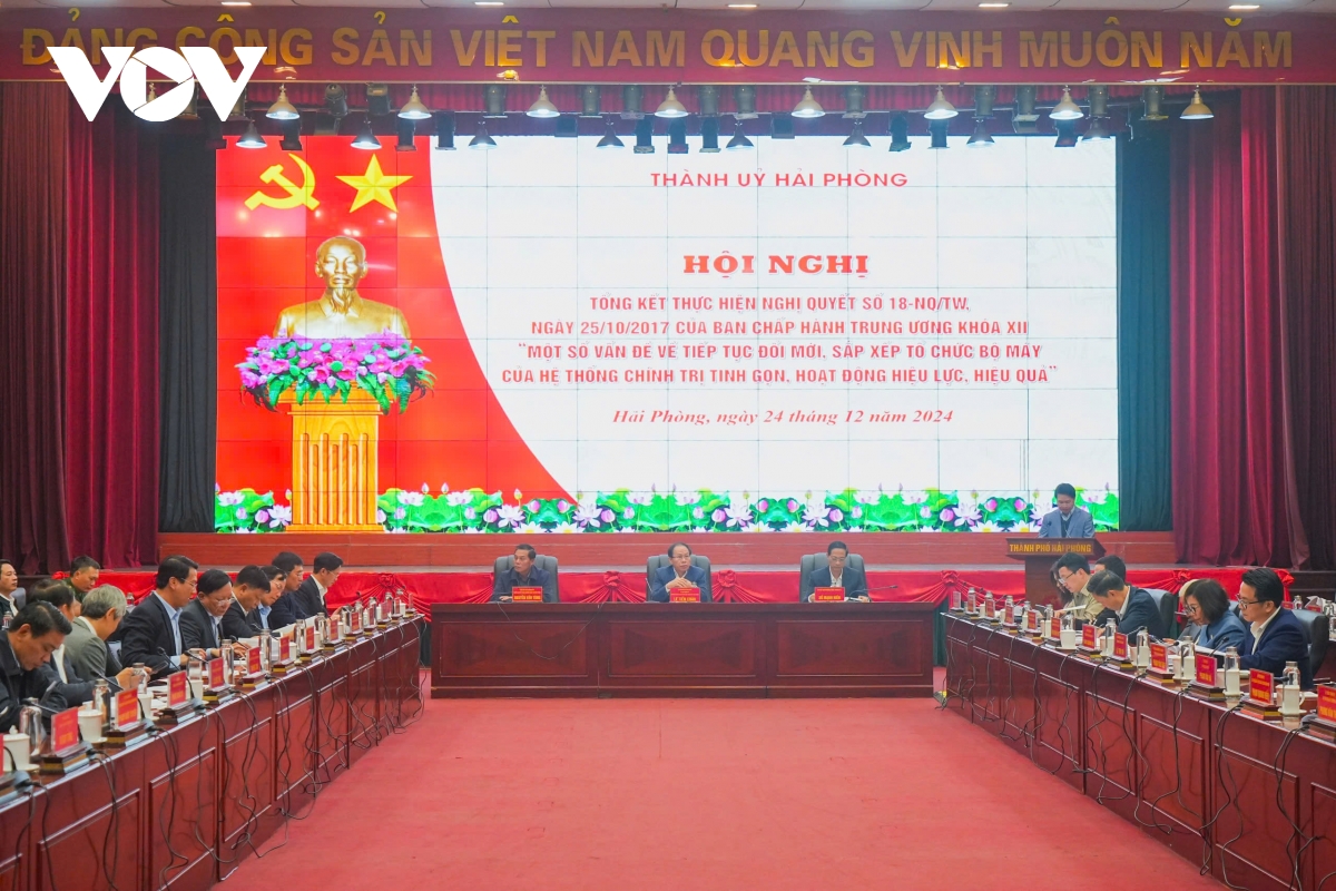 hải phòng không nể nang, né tránh khi thực hiện sắp xếp, tinh gọn bộ máy hình ảnh 1 hai phong khong ne nang, ne tranh khi thuc hien sap xep, tinh gon bo may hinh anh 1