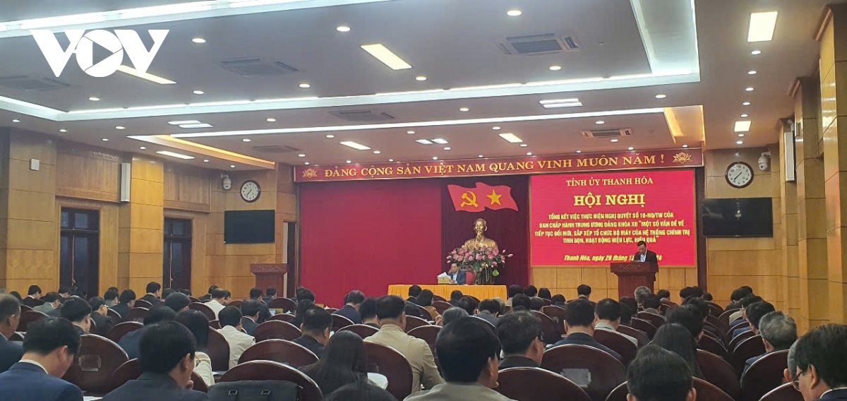 Thanh Hóa dự kiến duy trì 5 sở, kết thúc hoạt động 11 đảng đoàn