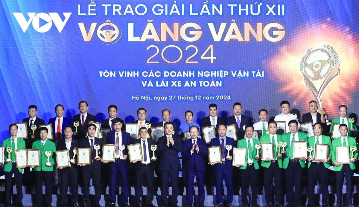 90 cá nhân, tập thể nhận Giải thưởng Vô lăng vàng lần thứ 12 năm 2024
