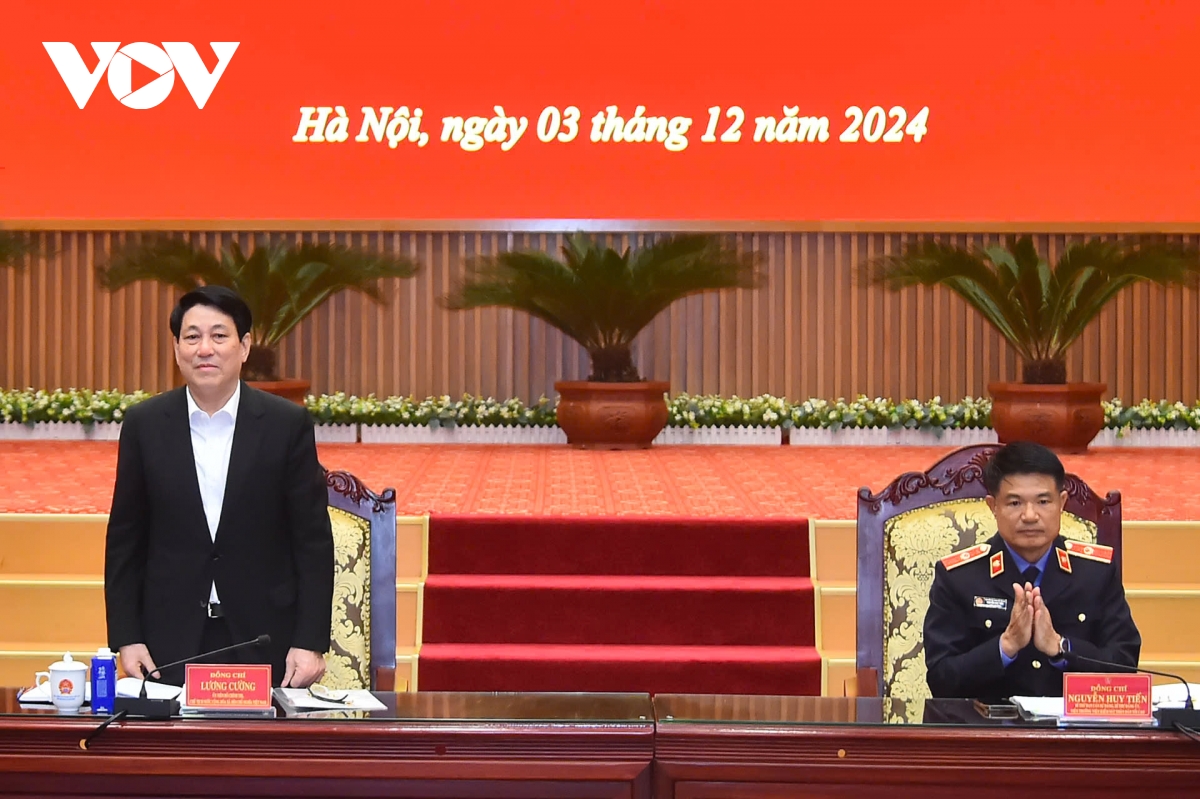 chủ tịch nước lương cường làm việc với viện kiểm sát nhân dân tối cao hình ảnh 1 chu tich nuoc luong cuong lam viec voi vien kiem sat nhan dan toi cao hinh anh 1
