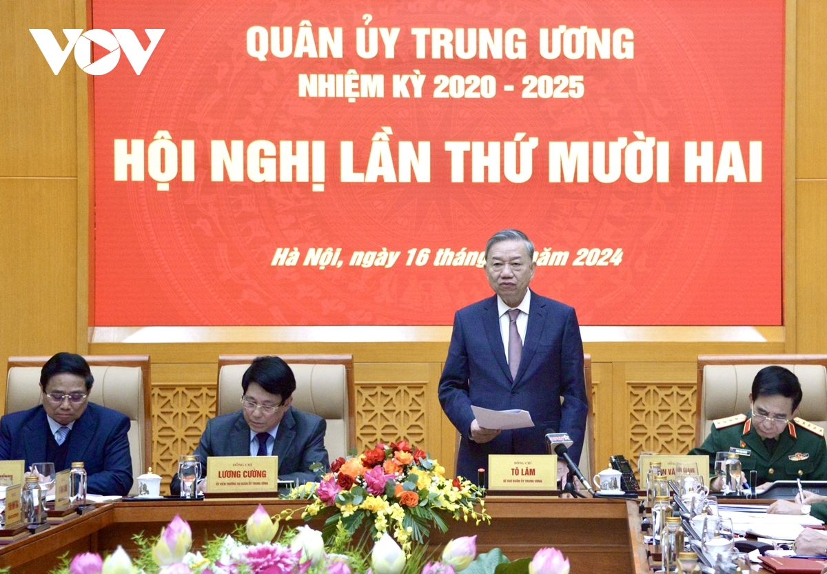 tổng bí thư tô lâm chủ trì hội nghị quân ủy trung ương lần thứ 12 hình ảnh 2 tong bi thu to lam chu tri hoi nghi quan uy trung uong lan thu 12 hinh anh 2