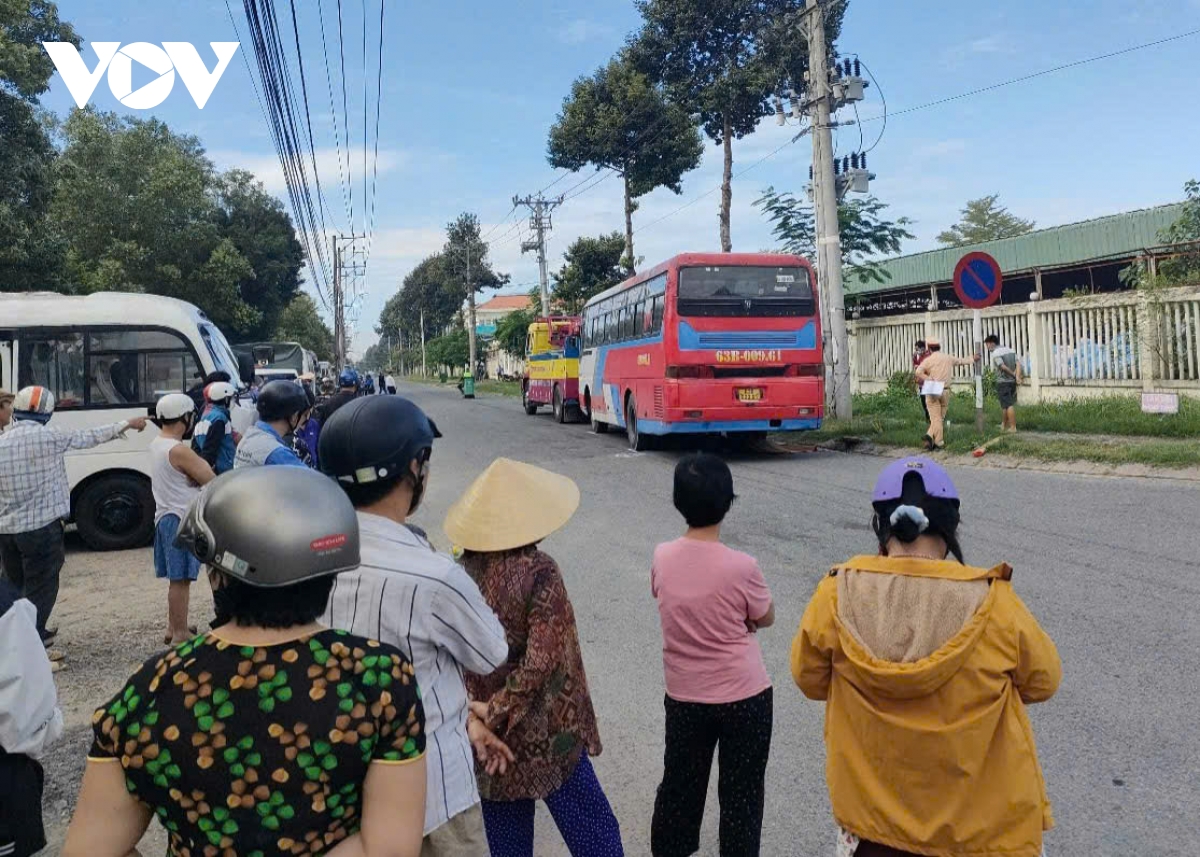 O to cho cong nhan gay tai nan lam nu cong nhan tu vong o tien giang hinh anh 1