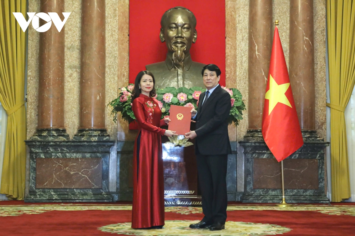 chu tich nuoc phong ham Dai su cho 5 can bo nganh ngoai giao hinh anh 2