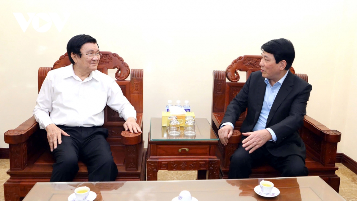 chủ tịch nước lương cường thăm và chúc tết nguyên lãnh đạo Đảng, nhà nước hình ảnh 2 chu tich nuoc luong cuong tham va chuc tet nguyen lanh dao Dang, nha nuoc hinh anh 2