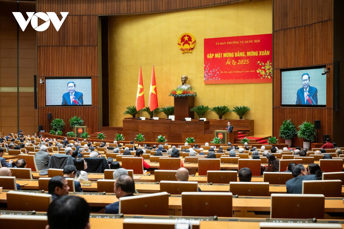 chủ tịch quốc hội trần thanh mẫn gặp mặt, chúc tết nguyên lãnh đạo quốc hội hình ảnh 1 chu tich quoc hoi tran thanh man gap mat, chuc tet nguyen lanh dao quoc hoi hinh anh 1