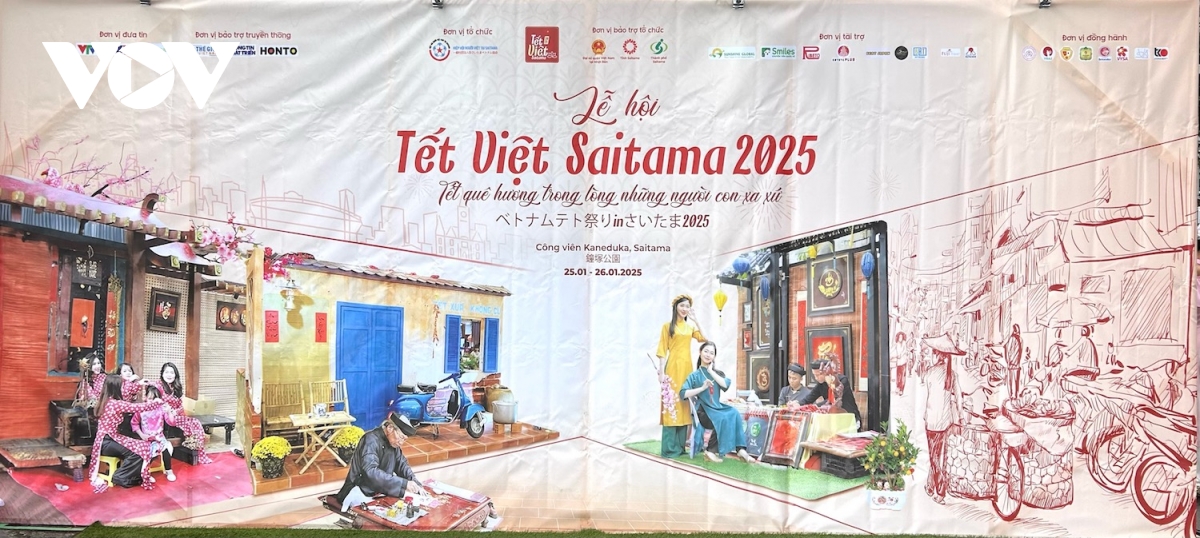 le hoi tet viet saitama 2025 - tet que huong trong long nhung nguoi con xa xu hinh anh 1