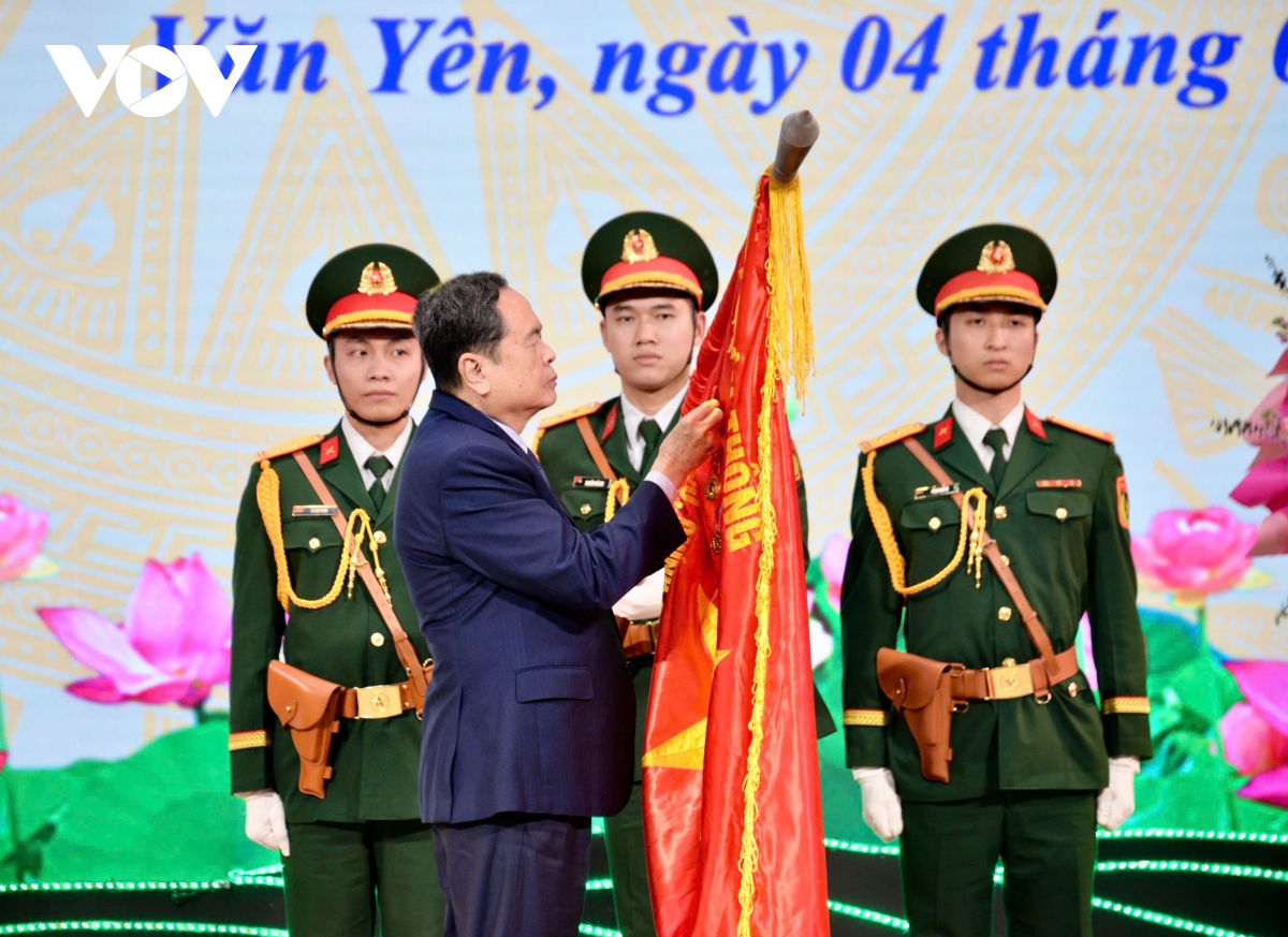 chủ tịch quốc hội dự lễ công bố công nhận huyện văn yên đạt chuẩn nông thôn mới hình ảnh 4 chu tich quoc hoi du le cong bo cong nhan huyen van yen dat chuan nong thon moi hinh anh 4