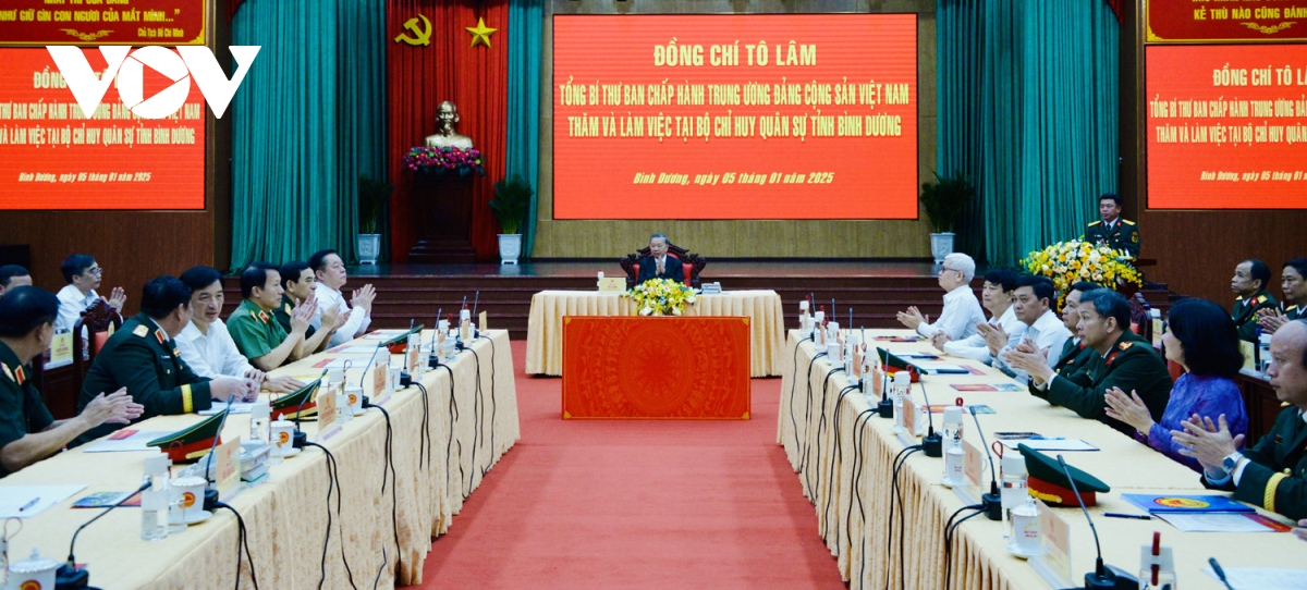 tong bi thu to lam lam viec voi bo chi huy quan su tinh binh duong hinh anh 4