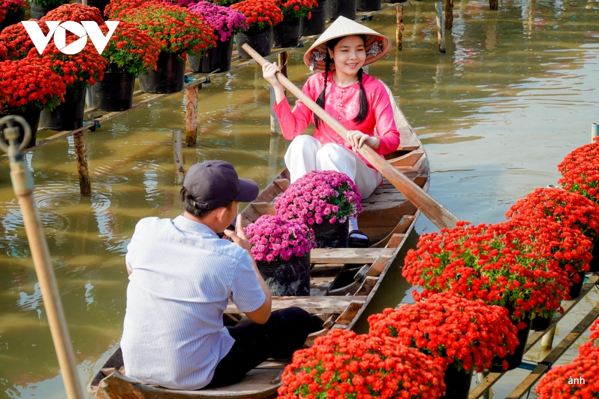 du khách đắm mình trong không gian hoa ở sa Đéc, Đồng tháp hình ảnh 9 du khach dam minh trong khong gian hoa o sa Dec, Dong thap hinh anh 9