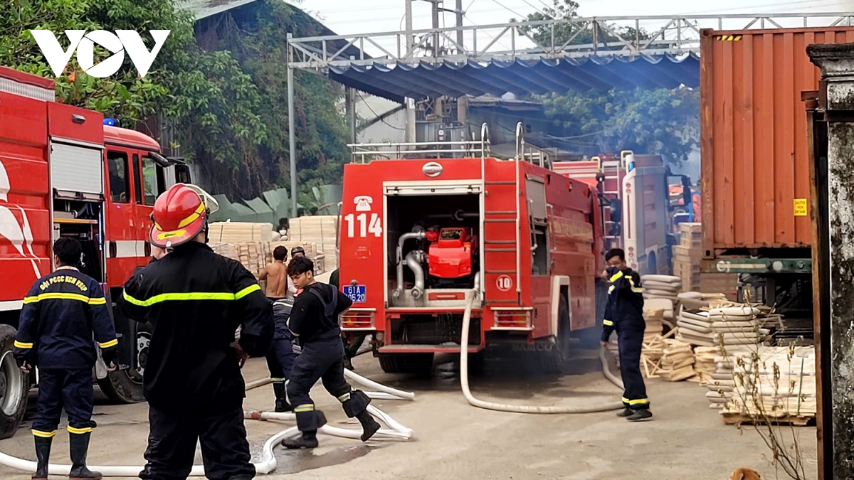 cong ty go tai binh duong boc chay, cong nhan lo lang thuong tet hinh anh 3