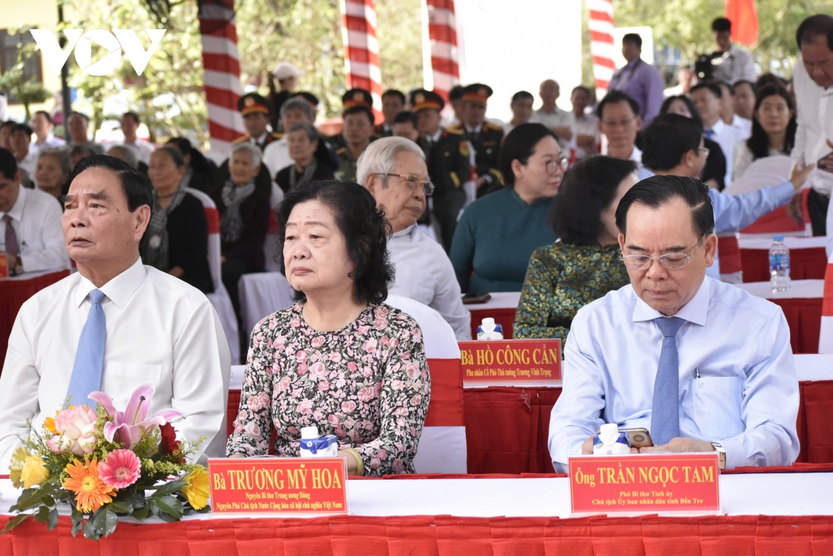 khánh thành công trình trùng tu, tôn tạo khu lưu niệm nữ tướng nguyễn thị Định hình ảnh 2 khanh thanh cong trinh trung tu, ton tao khu luu niem nu tuong nguyen thi Dinh hinh anh 2