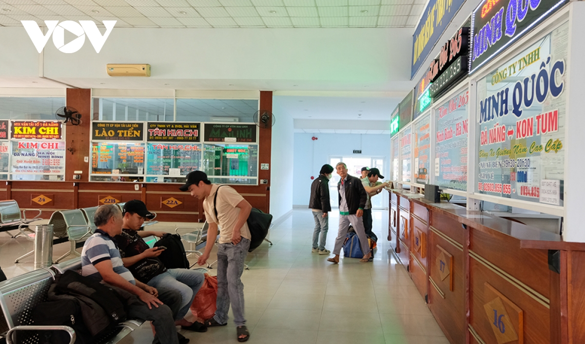lượng hành khách tăng dịp tết, tàu xe ở Đà nẵng đáp ứng đủ hình ảnh 1 luong hanh khach tang dip tet, tau xe o Da nang dap ung du hinh anh 1
