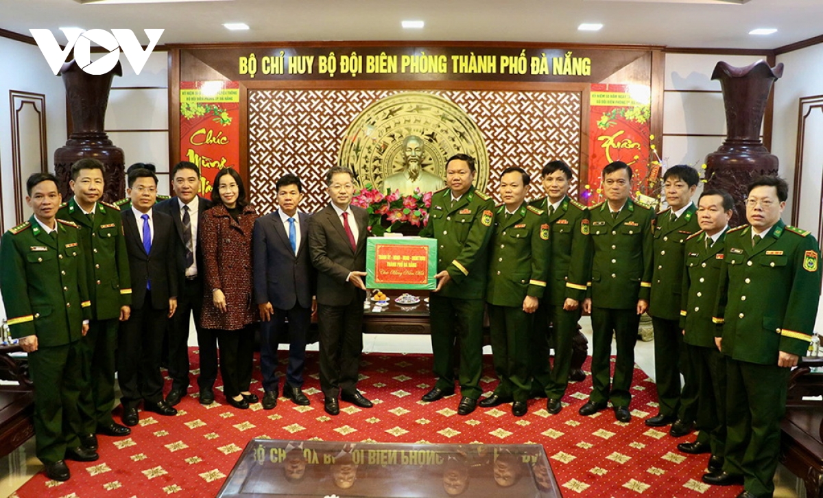 lanh dao Da nang tham, chuc tet cac luc luong truc xuyen tet hinh anh 1