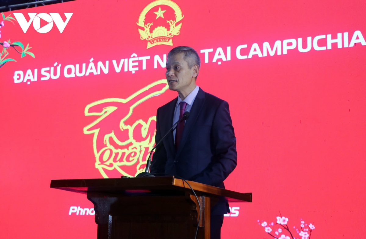 cộng đồng bà con người việt tại campuchia chung vui đón tết Ất tỵ 2025 hình ảnh 1 cong dong ba con nguoi viet tai campuchia chung vui don tet At ty 2025 hinh anh 1