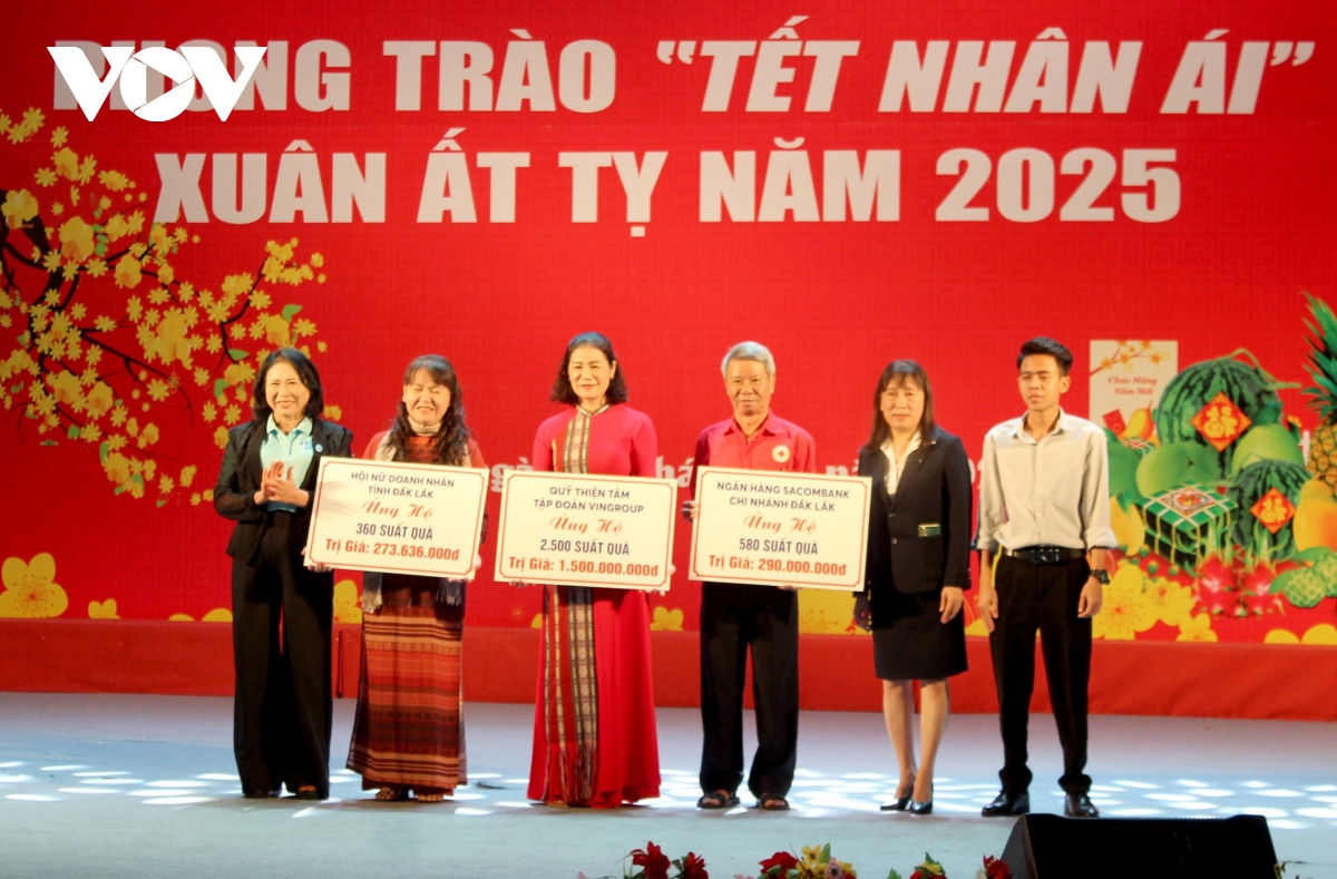 Đắk lắk phát động phong trào tết nhân ái xuân Ất tỵ năm 2025 hình ảnh 1 Dak lak phat dong phong trao tet nhan ai xuan At ty nam 2025 hinh anh 1