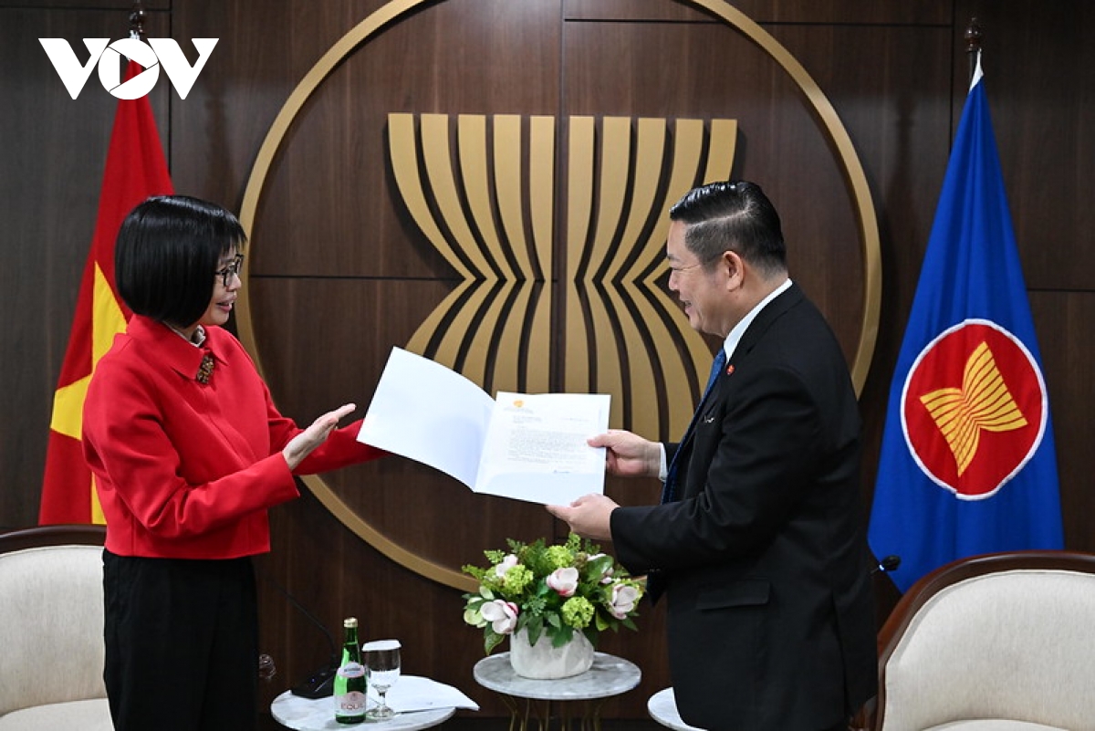 công bố logo kỷ niệm 50 năm quan hệ asean - new zealand hình ảnh 2 cong bo logo ky niem 50 nam quan he asean - new zealand hinh anh 2