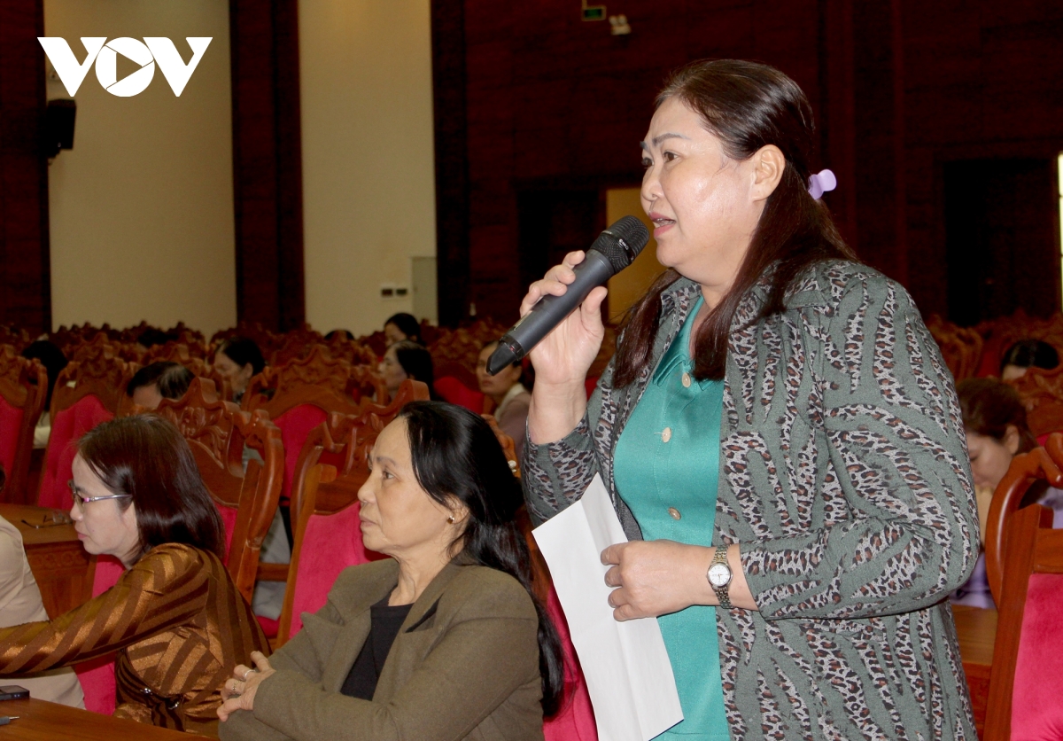 lãnh đạo ubnd tỉnh Đắk lắk đối thoại với phụ nữ hình ảnh 2 lanh dao ubnd tinh Dak lak doi thoai voi phu nu hinh anh 2