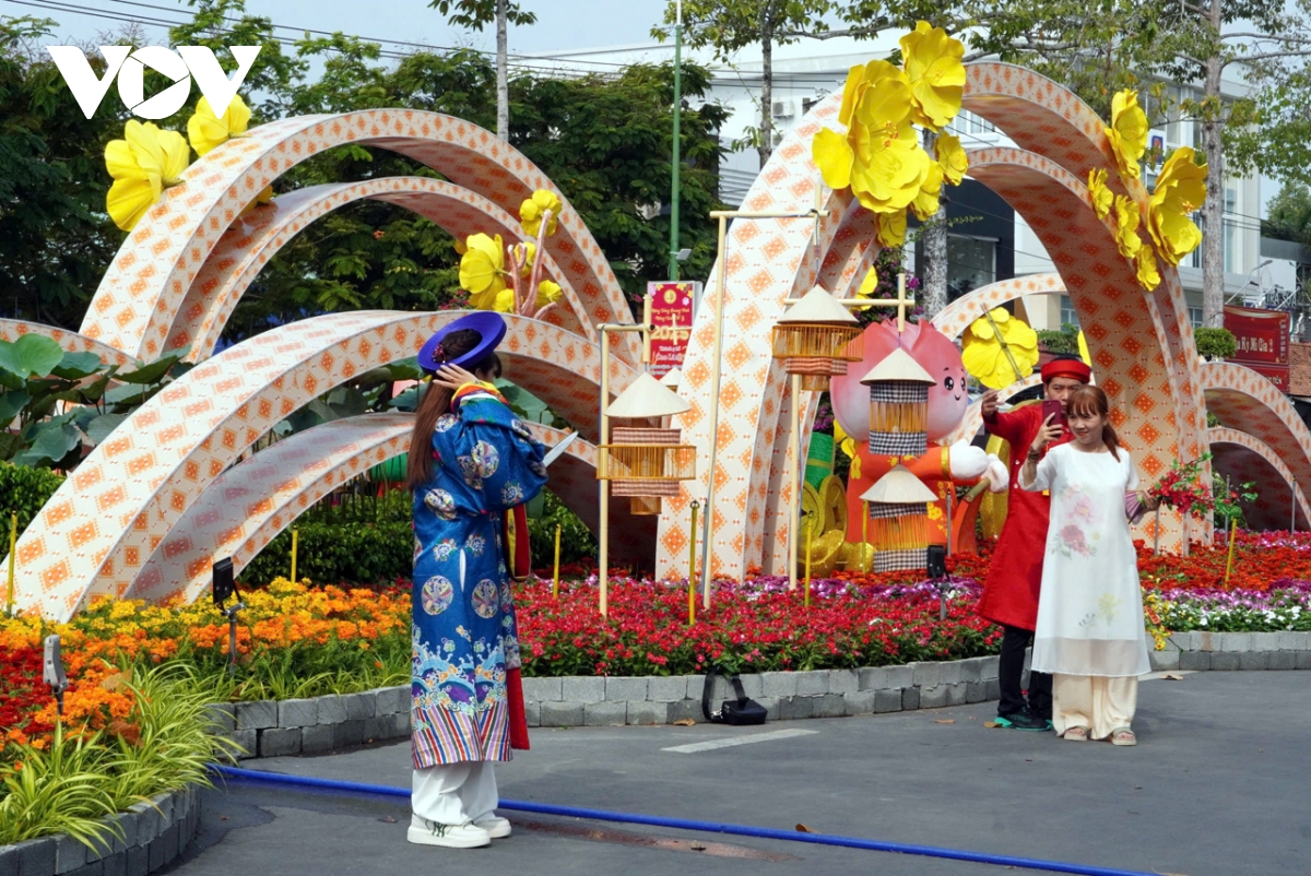 Duong hoa xuan Dong thap - diem nhan cho nguoi dan va du khach dip tet hinh anh 2