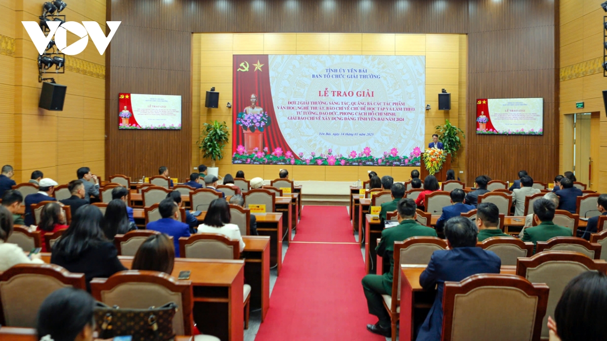 30 tác phẩm đoạt giải Giải báo chí về xây dựng Đảng tỉnh Yên Bái