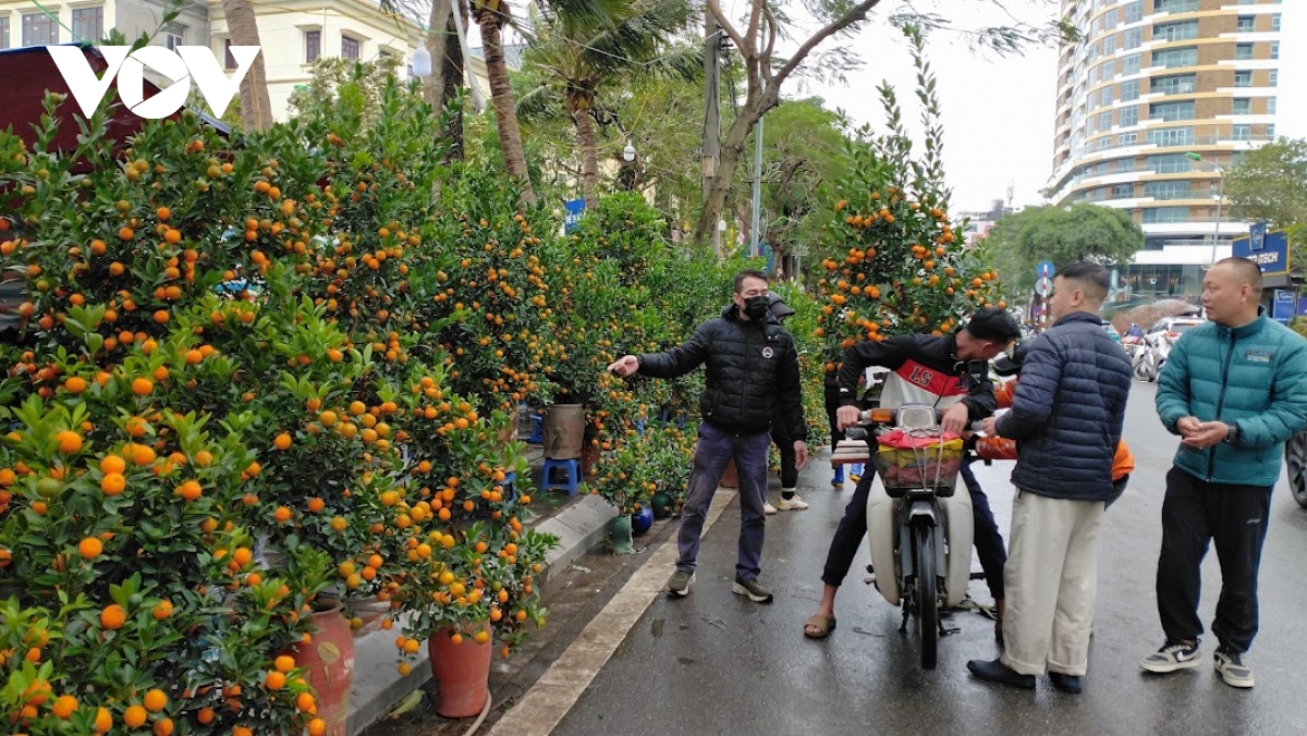 nguoi ban dao, quat tet o ha noi co ro duoi troi mua ret hinh anh 9