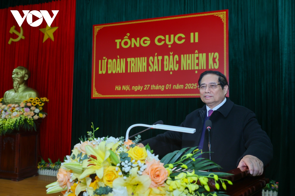 thu tuong chuc tet va kiem tra cong tac ung truc tai lu doan k3, tong cuc ii hinh anh 2