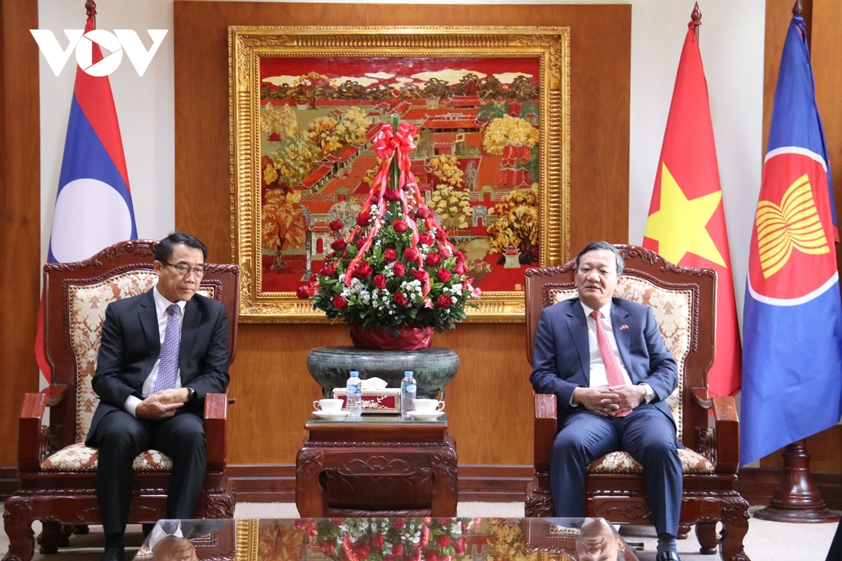 lãnh đạo lào chúc mừng 95 năm ngày thành lập Đảng cộng sản việt nam hình ảnh 1 lanh dao lao chuc mung 95 nam ngay thanh lap Dang cong san viet nam hinh anh 1