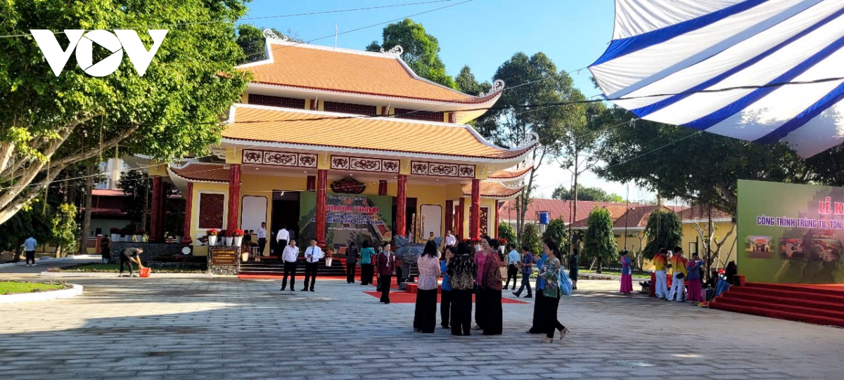 khánh thành công trình trùng tu, tôn tạo khu lưu niệm nữ tướng nguyễn thị Định hình ảnh 3 khanh thanh cong trinh trung tu, ton tao khu luu niem nu tuong nguyen thi Dinh hinh anh 3