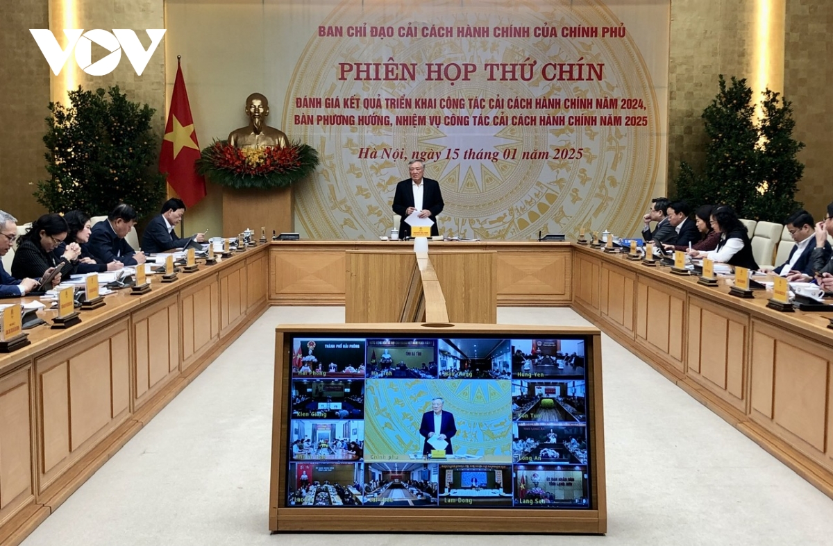 Phiên họp thứ 9 Ban chỉ đạo cải cách hành chính của Chính phủ