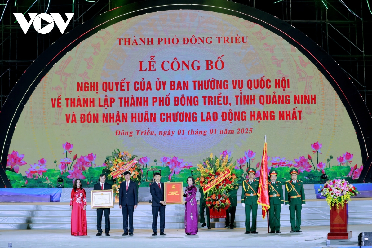 công bố thành lập thành phố Đông triều, quảng ninh hình ảnh 3 cong bo thanh lap thanh pho Dong trieu, quang ninh hinh anh 3