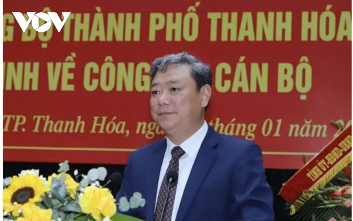 Ông Lê Anh Xuân làm Bí thư thành phố Thanh Hóa sau sáp nhập với huyện Đông Sơn