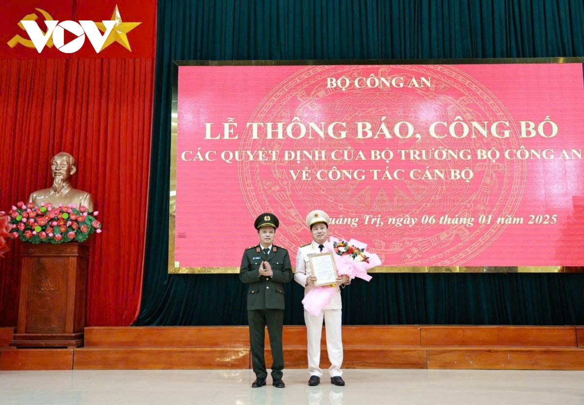 Đại tá Vũ Văn Đấu giữ chức Giám đốc Công an tỉnh Quảng Trị